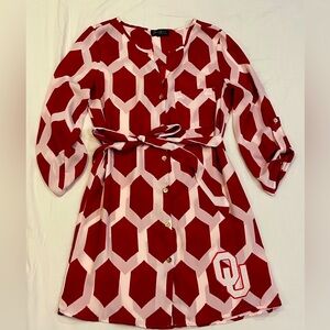 🏈OU Game Day Red and White Dress 🏈